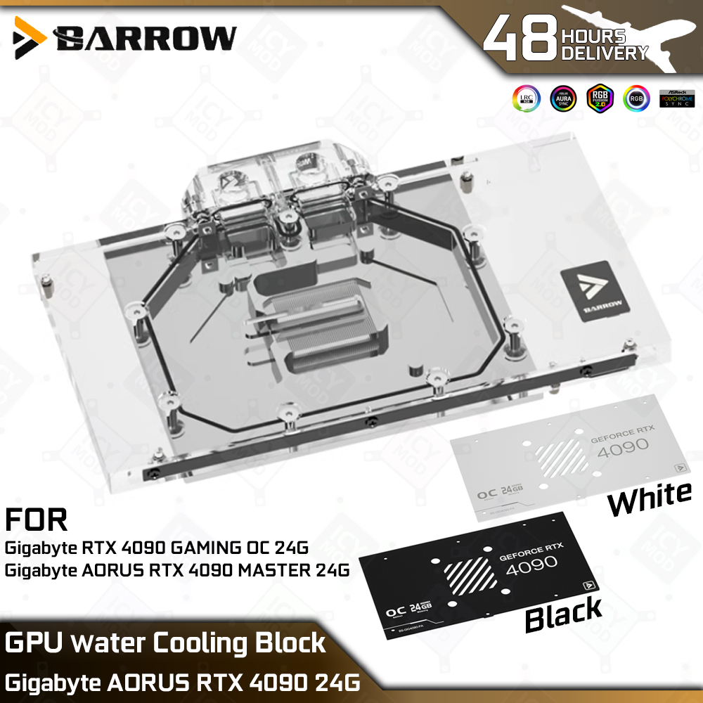 Rtx 4090 Water Block - Barrow GPU Wasserkühlerblock Gigabyte RTX 4090