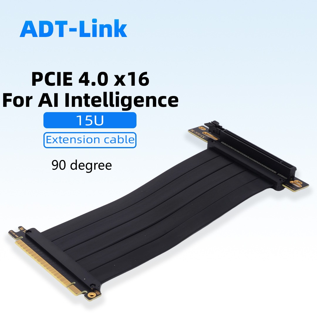 Pcie 5.0 Gpu Riser Cable - PCIE 4.0 X16 Grafikkarten-Verlängerungskabel 90 Grad