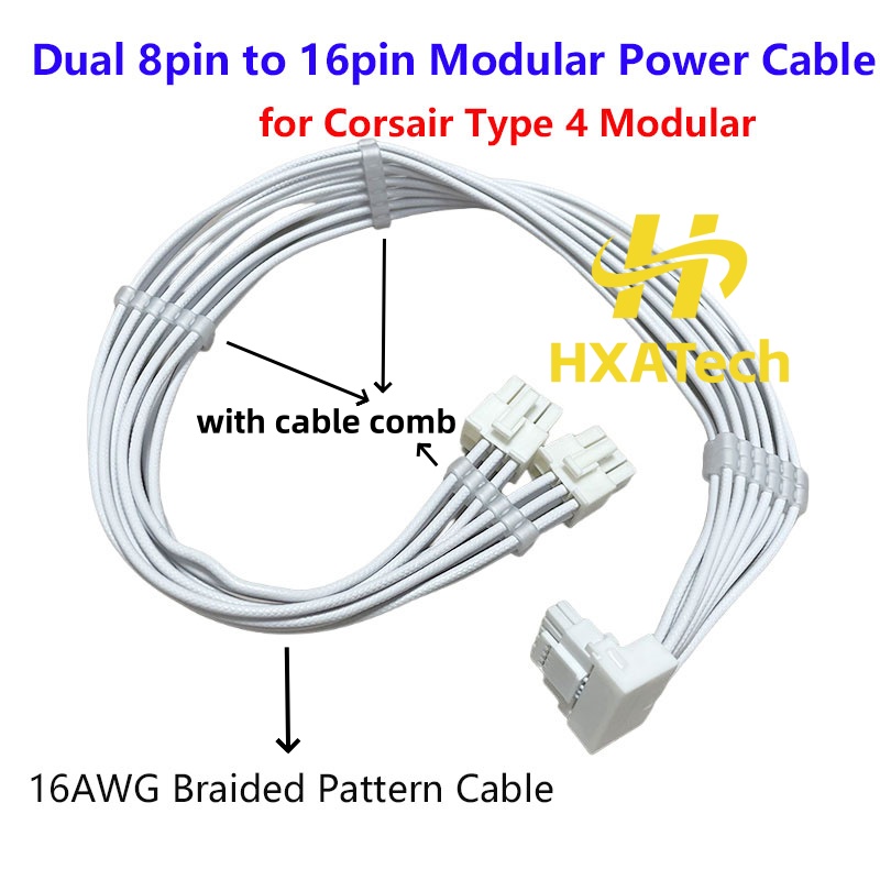 Hochwertiges 16AWG Geflochtene – Dual 8Pin To 16Pin 12Vhpwr Cable Bewertung und Preis