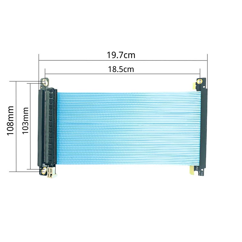 Dual Reverse Pcie 4.0 Riser Ka – Itx Gpu Riser Pcie 4.0 16X Bewertung und Preis